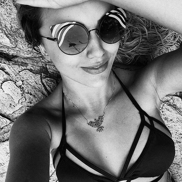 Fendi Hypnoshine 53mm Cat Eye Sunglasses - Picture 7 of 7